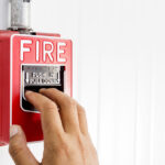 Fire,Alarm,Switch,,The,Hand,Of,Man,Is,Pulling,Fire