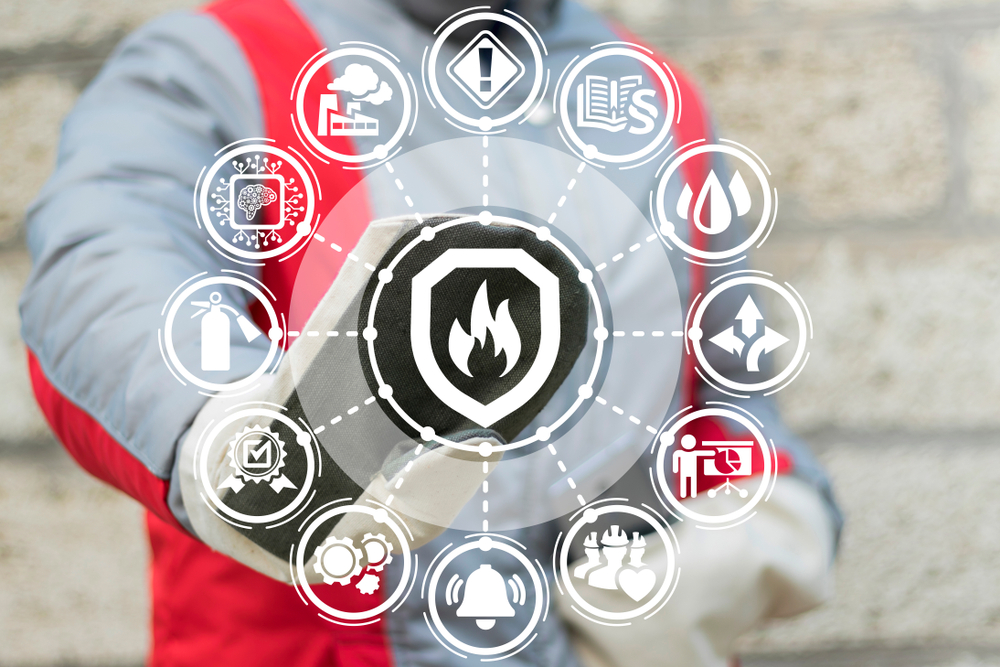 Industrial,Smart,Automatic,Fire,Control,Extinguisher,System.,Industry,Engineer,Using